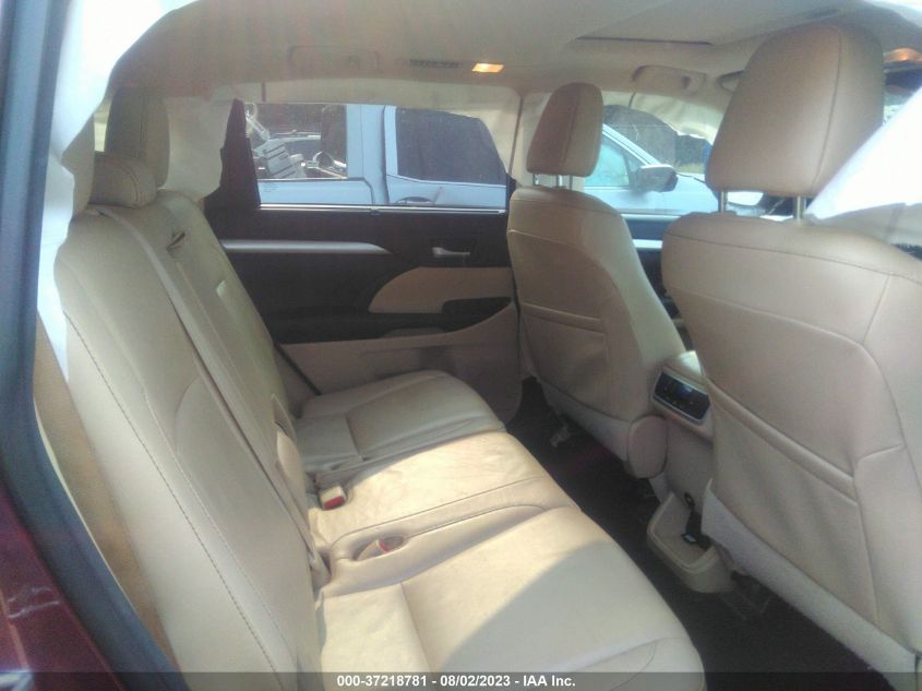 2016 TOYOTA HIGHLANDER XLE - 5TDKKRFH8GS164706