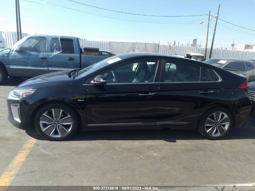 2018 HYUNDAI IONIQ HYBRID LIMITED - KMHC85LC2JU064300