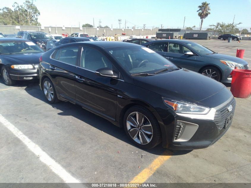 2018 HYUNDAI IONIQ HYBRID LIMITED - KMHC85LC2JU064300