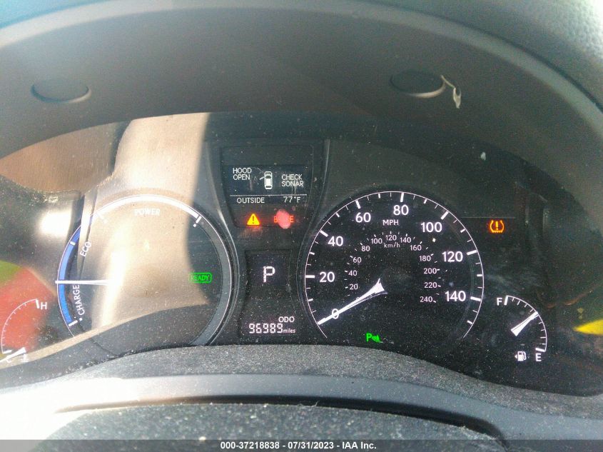 2013 LEXUS RX 450H JTJBC1BA8D2442009