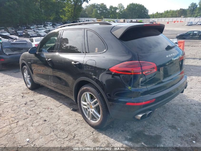 2016 PORSCHE CAYENNE S E-HYBRID - WP1AE2A22GLA60774