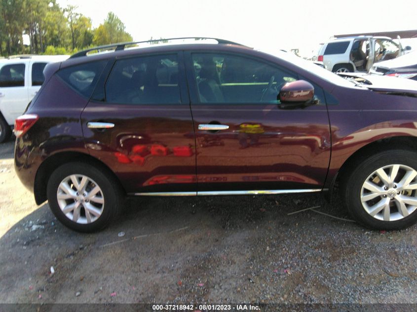 2014 NISSAN MURANO SL - JN8AZ1MU5EW415322
