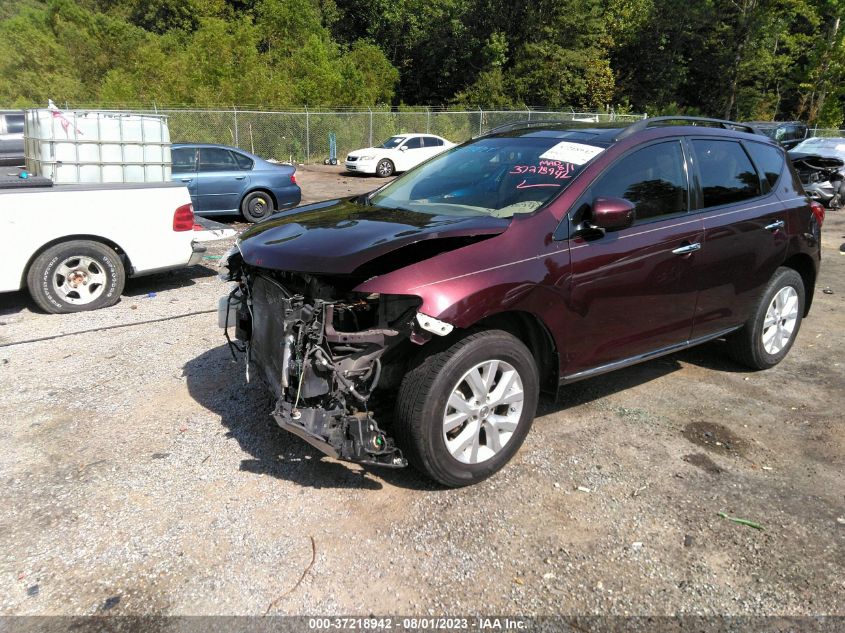 2014 NISSAN MURANO SL - JN8AZ1MU5EW415322