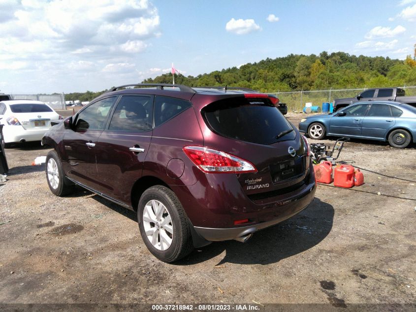 2014 NISSAN MURANO SL - JN8AZ1MU5EW415322