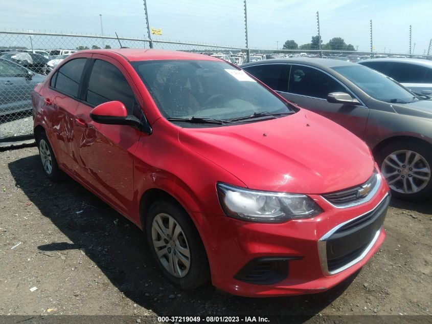 2017 CHEVROLET SONIC LS - 1G1JB5SH0H4138150