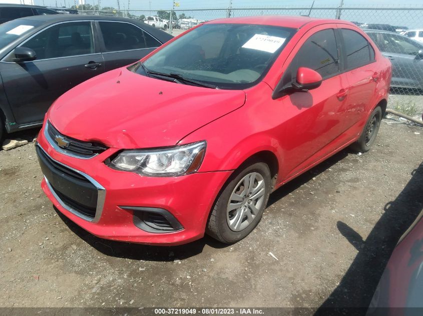 2017 CHEVROLET SONIC LS - 1G1JB5SH0H4138150