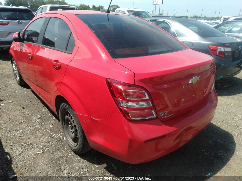 2017 CHEVROLET SONIC LS - 1G1JB5SH0H4138150