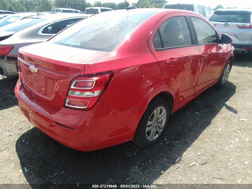 2017 CHEVROLET SONIC LS - 1G1JB5SH0H4138150
