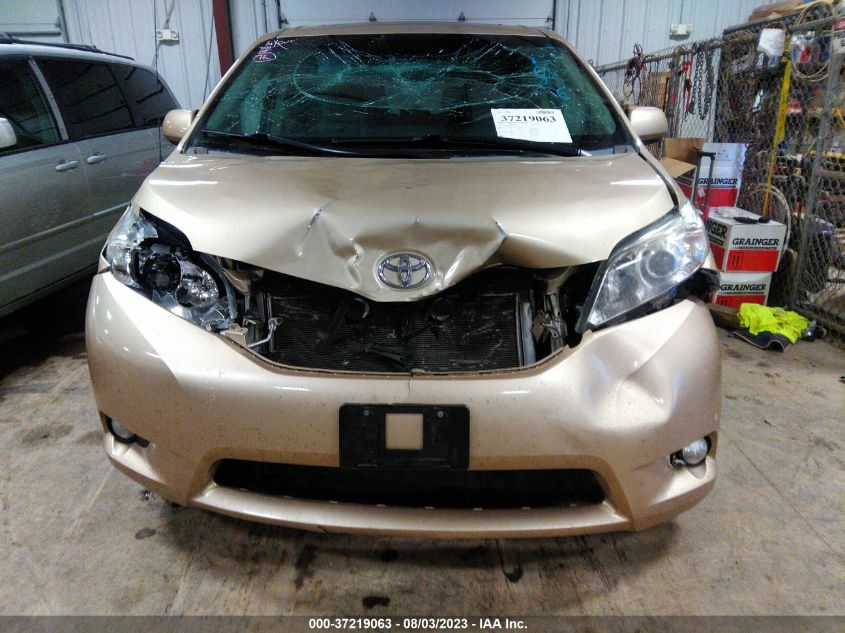 2014 TOYOTA SIENNA XLE/XLE AAS/LTD - 5TDYK3DC8ES481770