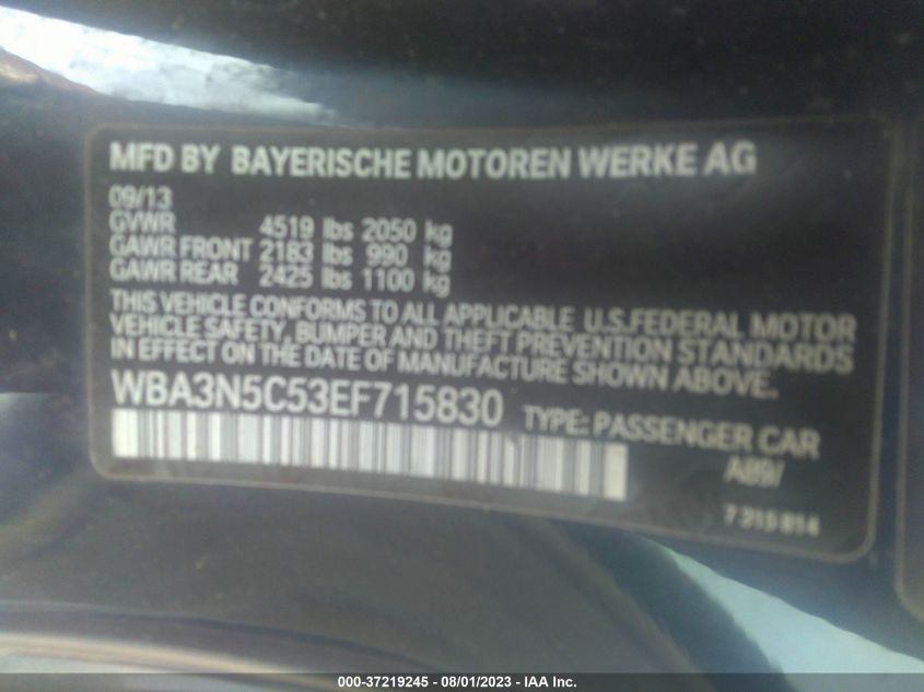 2014 BMW 4 SERIES 428I XDRIVE - WBA3N5C53EF715830