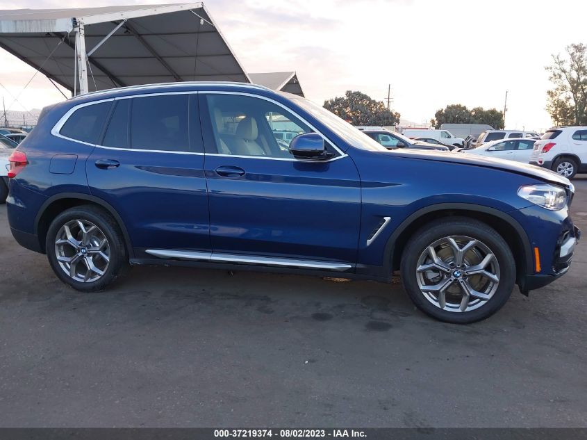 2020 BMW X3 SDRIVE30I - 5UXTY3C08L9C38537