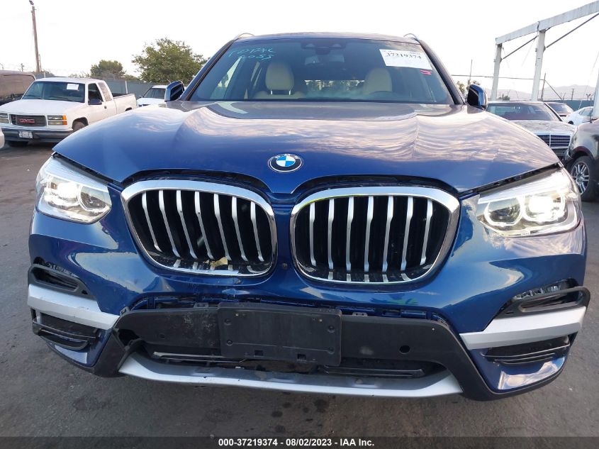 2020 BMW X3 SDRIVE30I - 5UXTY3C08L9C38537