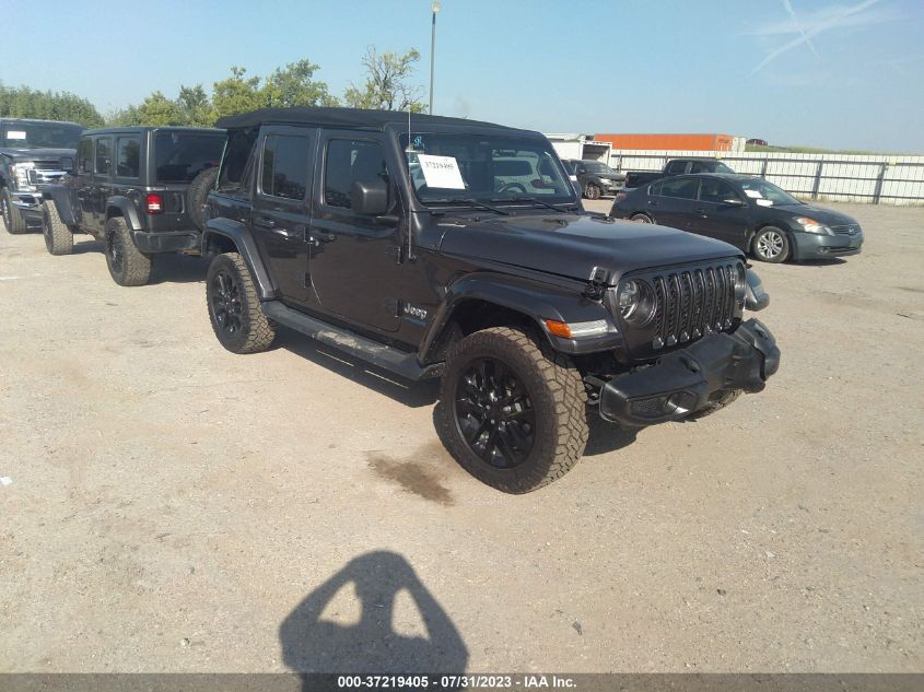 2021 JEEP WRANGLER UNLIMITED SAHARA 4XE - 1C4JJXP60MW78414