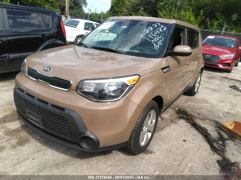 2016 KIA SOUL BASE - KNDJN2A25G7259036