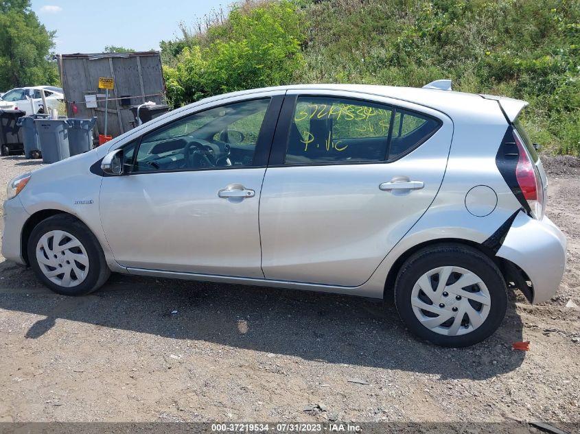 2016 TOYOTA PRIUS C ONE/TWO/THREE/FOUR - JTDKDTB38G1130487