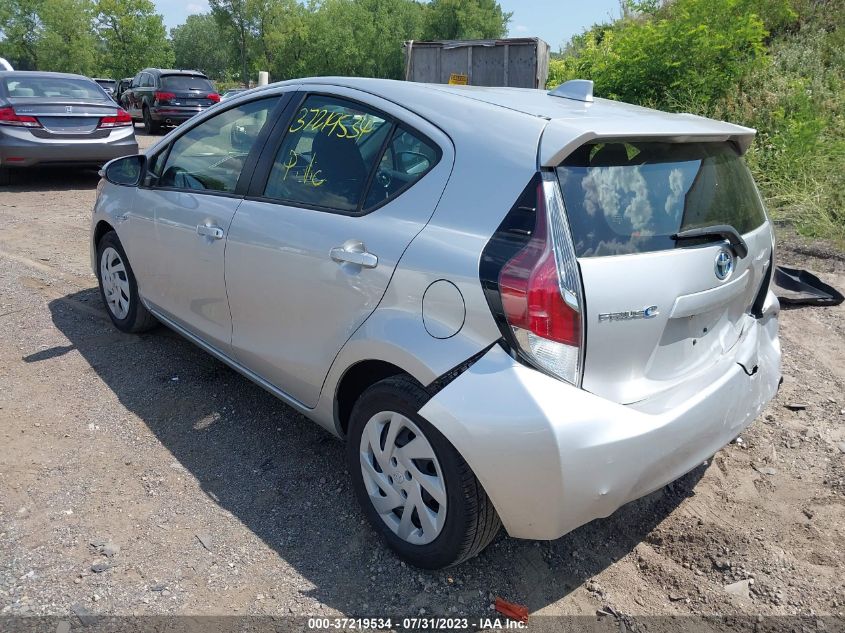 2016 TOYOTA PRIUS C ONE/TWO/THREE/FOUR - JTDKDTB38G1130487