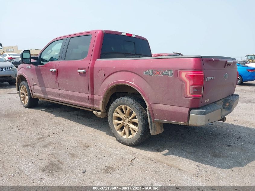 2016 FORD F-150 XLT/XL/LARIAT/PLATINUM - 1FTEW1EG9GFB26462