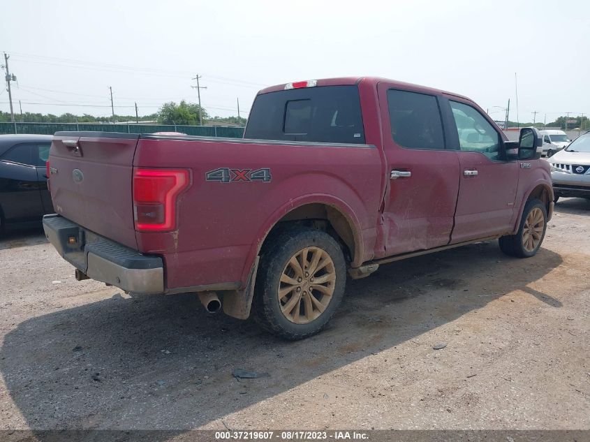 2016 FORD F-150 XLT/XL/LARIAT/PLATINUM - 1FTEW1EG9GFB26462