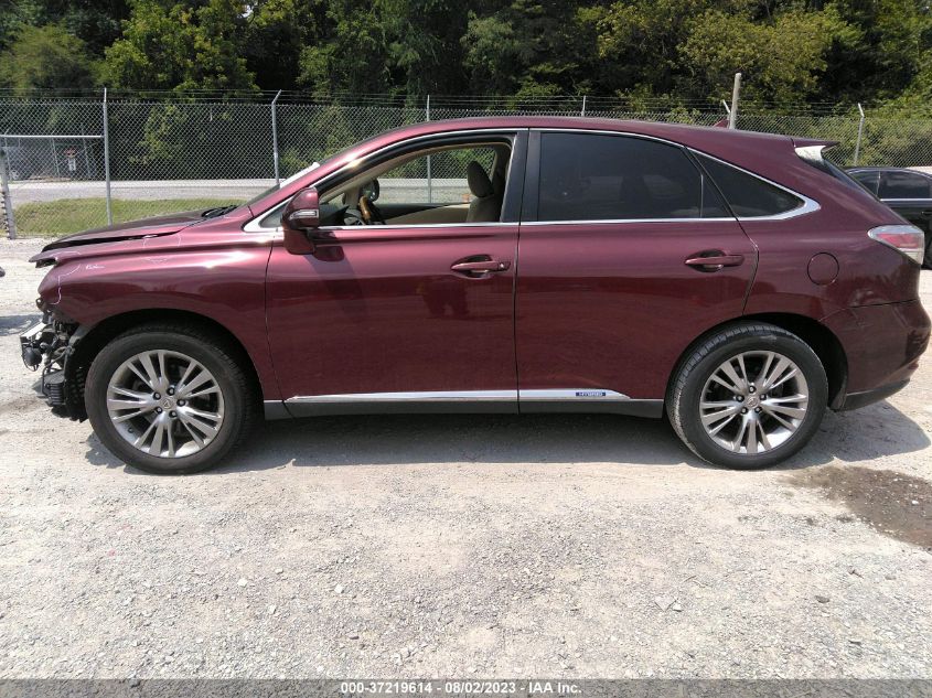 2013 LEXUS RX 450H JTJZB1BA4D2007456
