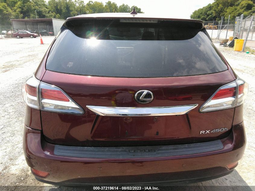 2013 LEXUS RX 450H JTJZB1BA4D2007456