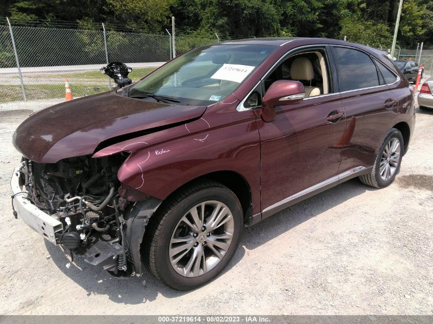 2013 LEXUS RX 450H JTJZB1BA4D2007456