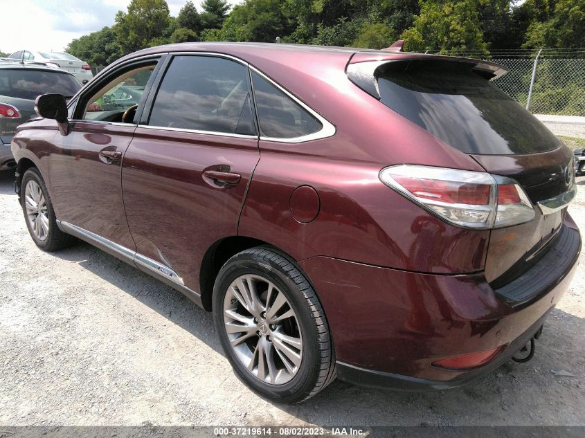 2013 LEXUS RX 450H JTJZB1BA4D2007456
