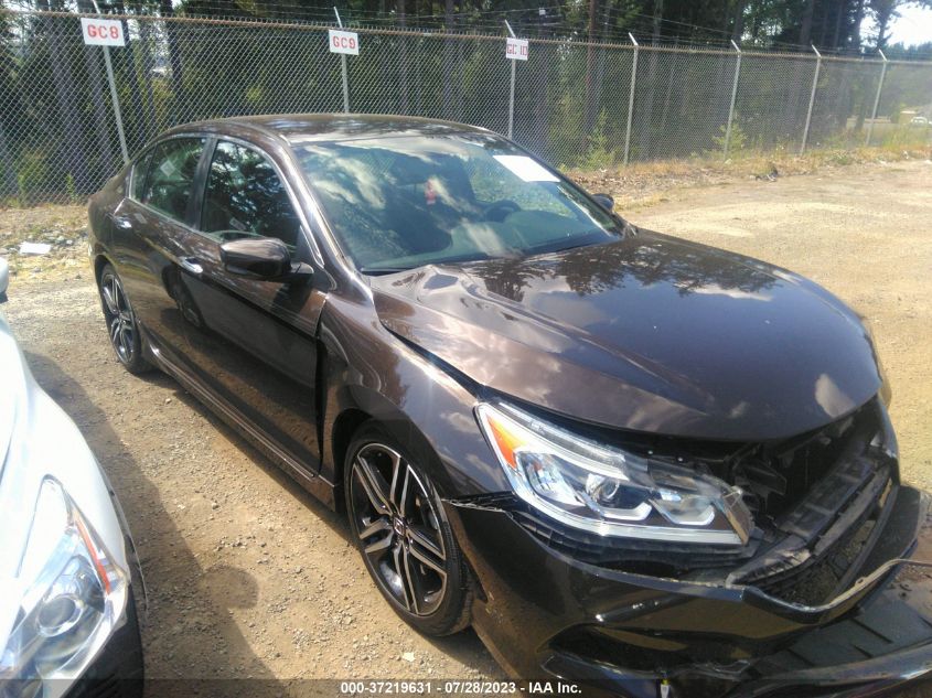 2017 HONDA ACCORD SEDAN SPORT - 1HGCR2F50HA196756