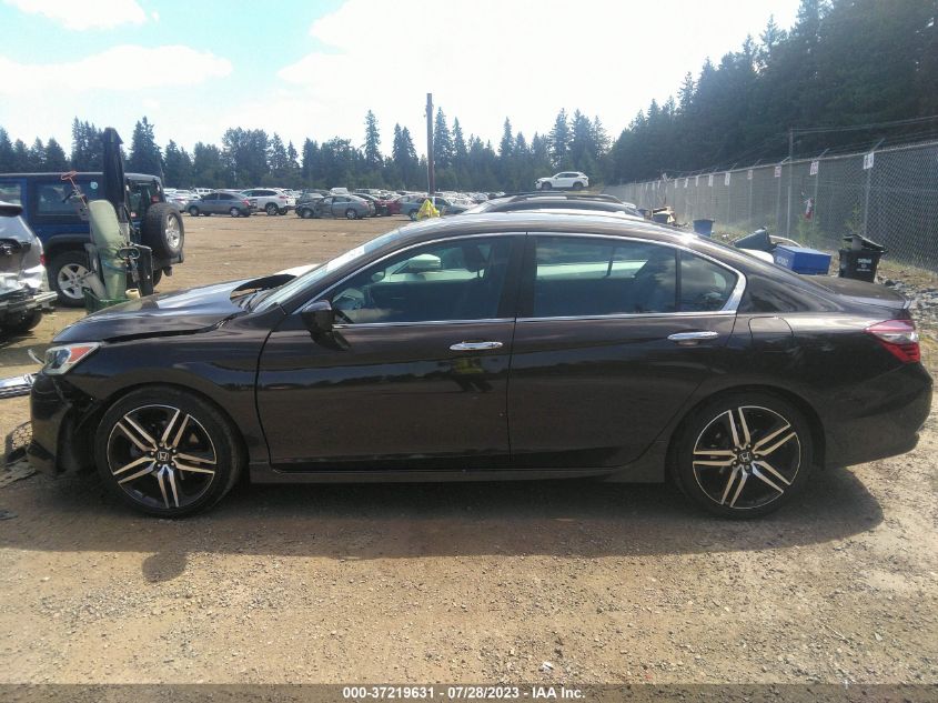 2017 HONDA ACCORD SEDAN SPORT - 1HGCR2F50HA196756
