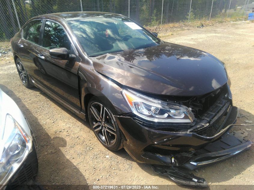 2017 HONDA ACCORD SEDAN SPORT - 1HGCR2F50HA196756