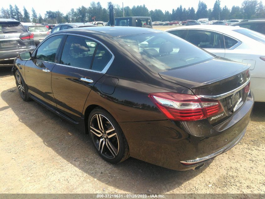 2017 HONDA ACCORD SEDAN SPORT - 1HGCR2F50HA196756