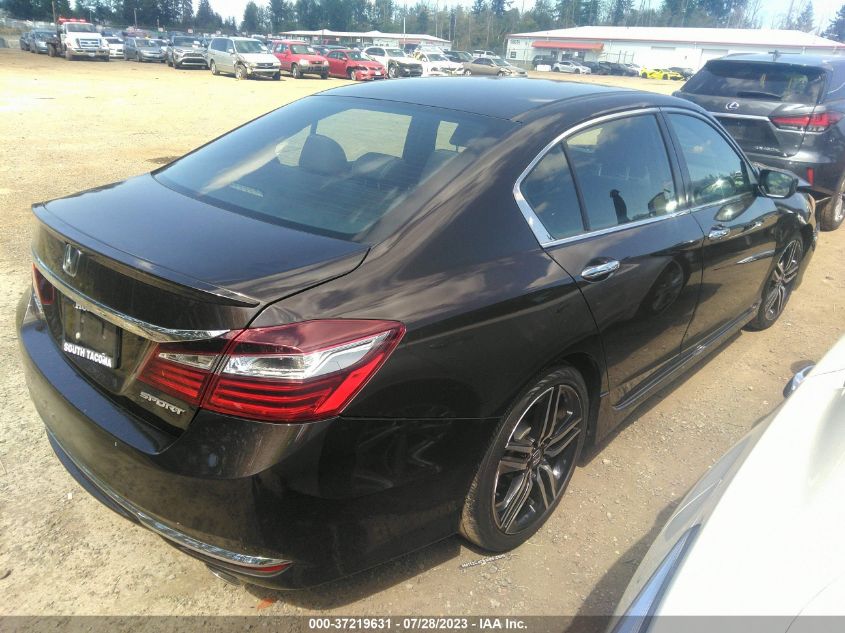 2017 HONDA ACCORD SEDAN SPORT - 1HGCR2F50HA196756