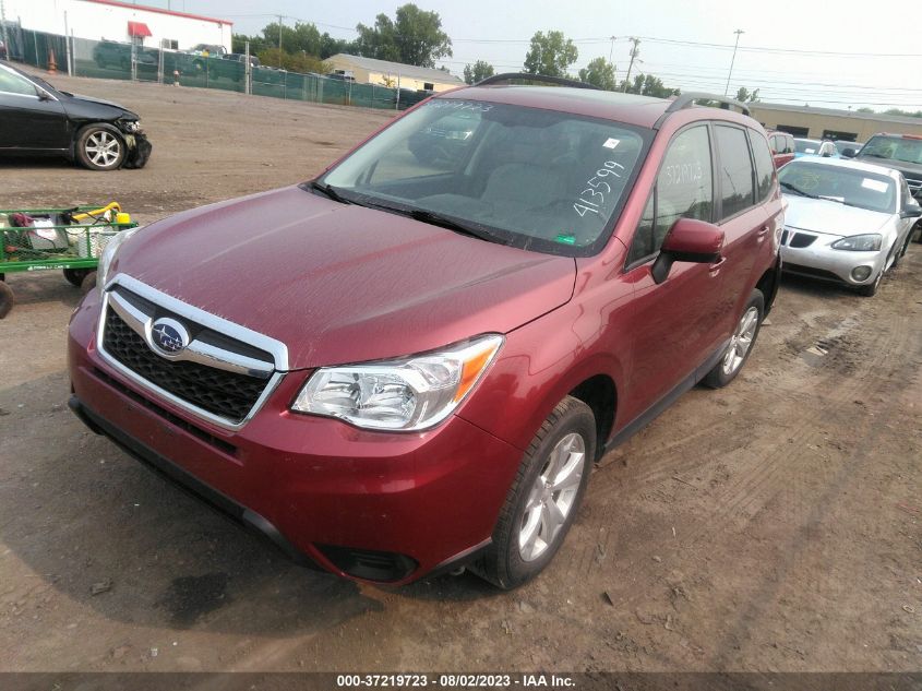 2016 SUBARU FORESTER 2.5I PREMIUM - JF2SJADC6GH413599