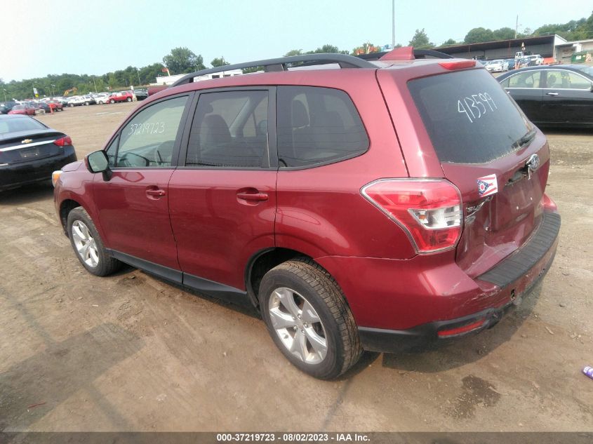 2016 SUBARU FORESTER 2.5I PREMIUM - JF2SJADC6GH413599