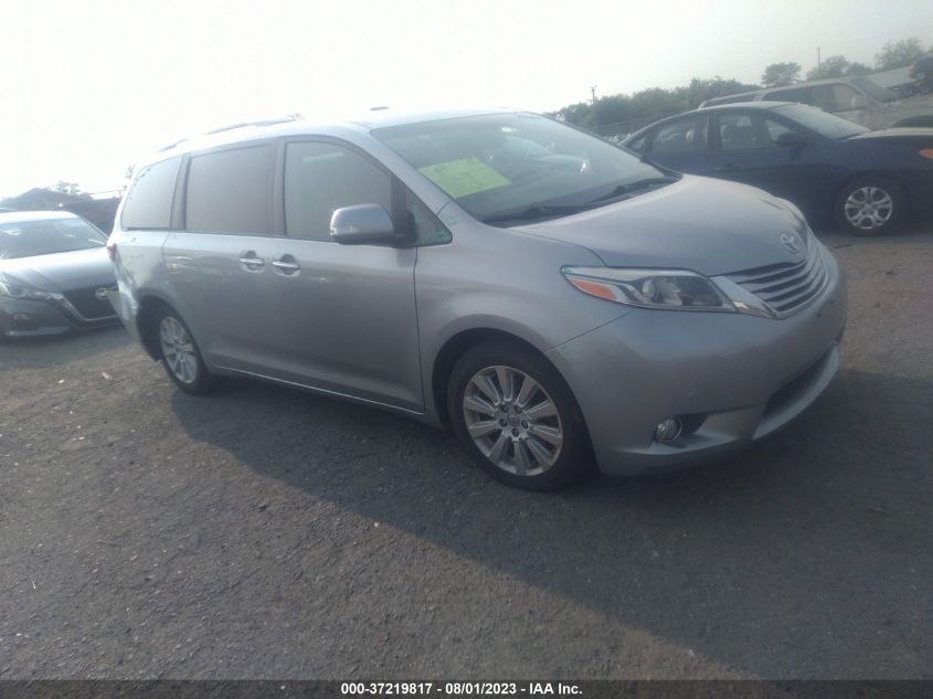 2015 TOYOTA SIENNA XLE/XLE AAS/LTD - 5TDYK3DC6FS684223