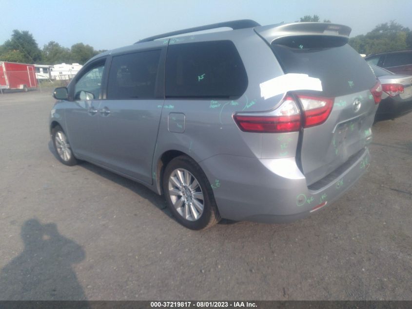 2015 TOYOTA SIENNA XLE/XLE AAS/LTD - 5TDYK3DC6FS684223