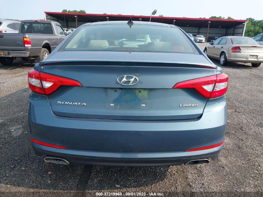 2015 HYUNDAI SONATA 2.4L LIMITED - 5NPE34AF1FH133711