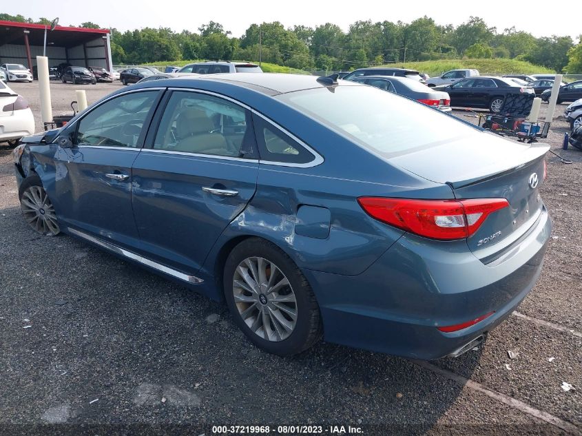 2015 HYUNDAI SONATA 2.4L LIMITED - 5NPE34AF1FH133711