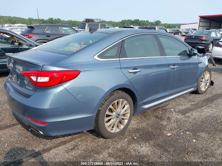 2015 HYUNDAI SONATA 2.4L LIMITED - 5NPE34AF1FH133711