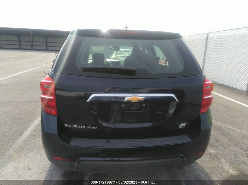 2017 CHEVROLET EQUINOX LS - 2GNFLEEK7H6271477