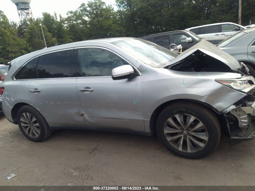 2014 ACURA MDX TECH PKG - 5FRYD4H44EB033838