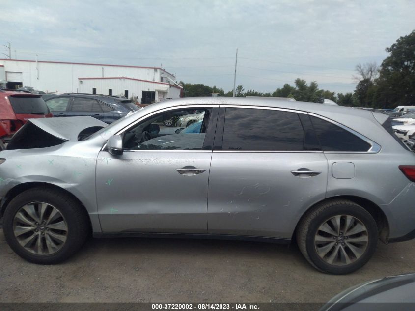 2014 ACURA MDX TECH PKG - 5FRYD4H44EB033838