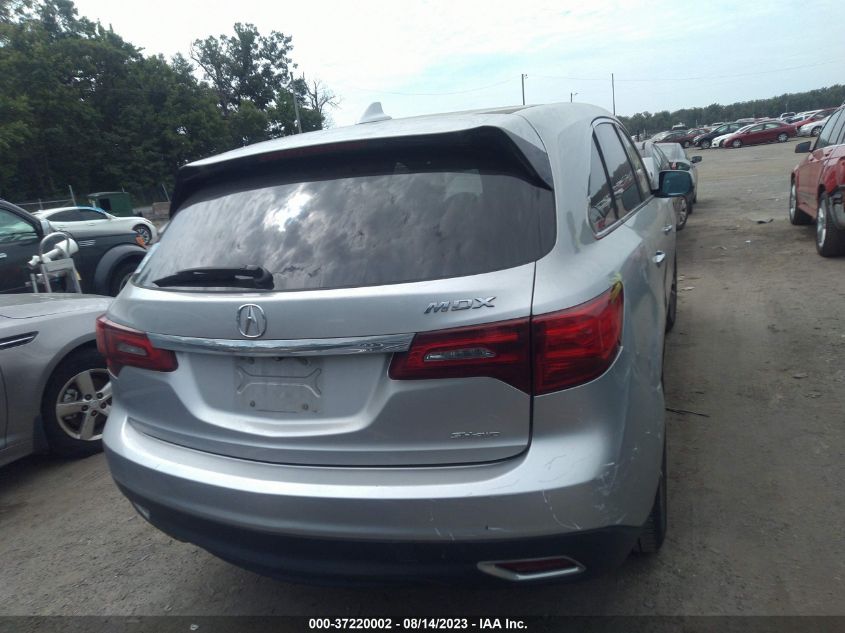 2014 ACURA MDX TECH PKG - 5FRYD4H44EB033838