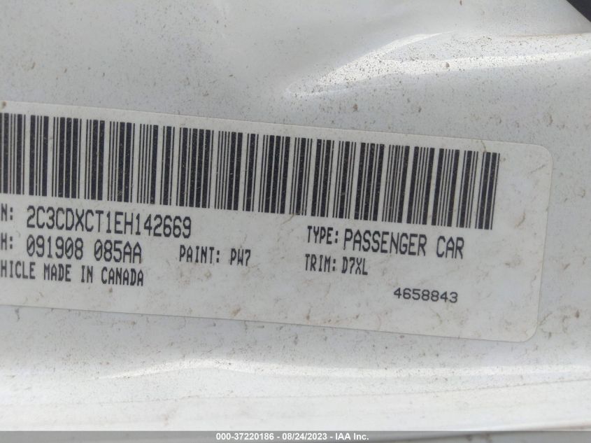 2014 DODGE CHARGER RT - 2C3CDXCT1EH142669