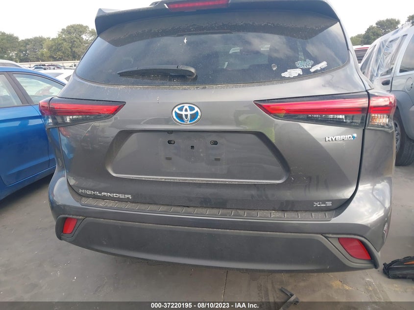 VIN 5TDGARAH6NS511494 2022 TOYOTA HIGHLANDER HYBRID