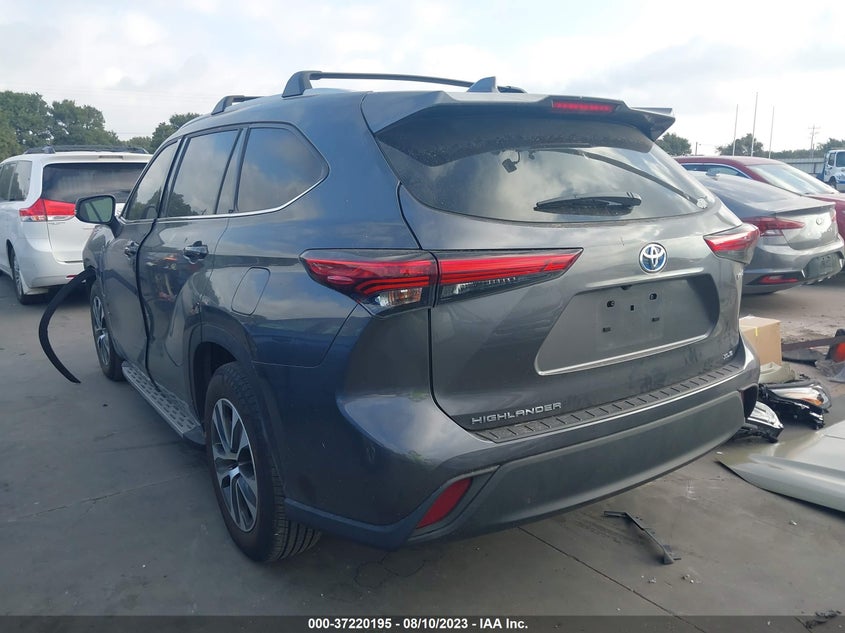 VIN 5TDGARAH6NS511494 2022 TOYOTA HIGHLANDER HYBRID