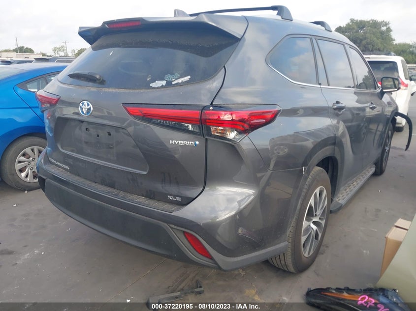 VIN 5TDGARAH6NS511494 2022 TOYOTA HIGHLANDER HYBRID
