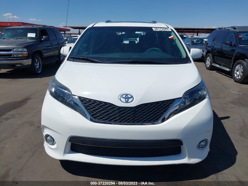 2014 TOYOTA SIENNA SE - 5TDXK3DC9ES418009