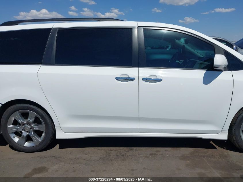 2014 TOYOTA SIENNA SE - 5TDXK3DC9ES418009