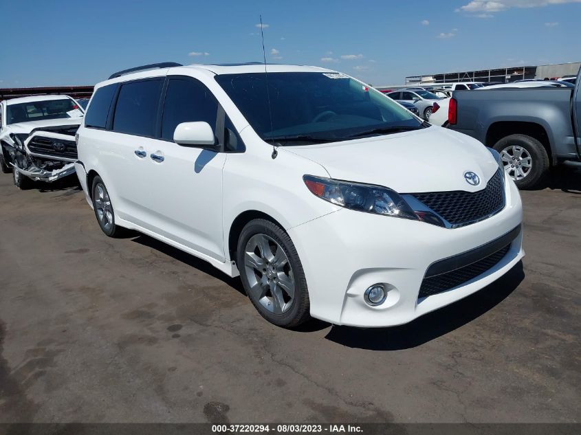 2014 TOYOTA SIENNA SE - 5TDXK3DC9ES418009