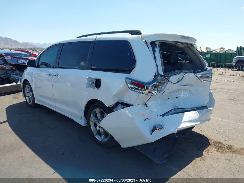 2014 TOYOTA SIENNA SE - 5TDXK3DC9ES418009